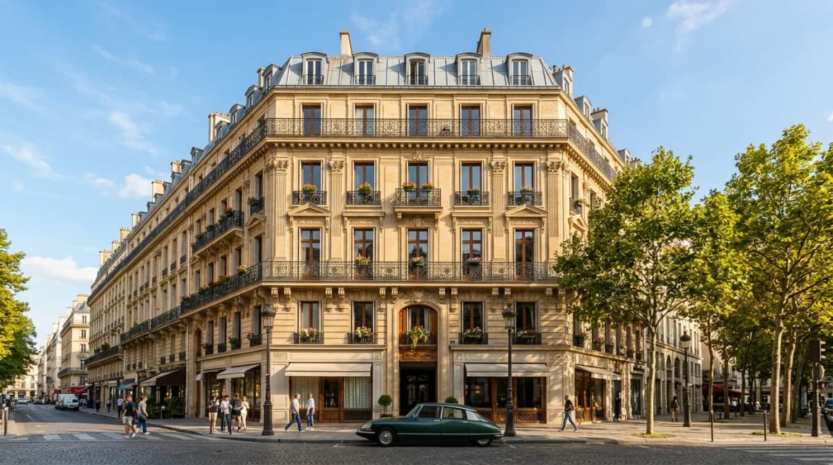 Immeuble haussmannien à Paris, bail mobilité